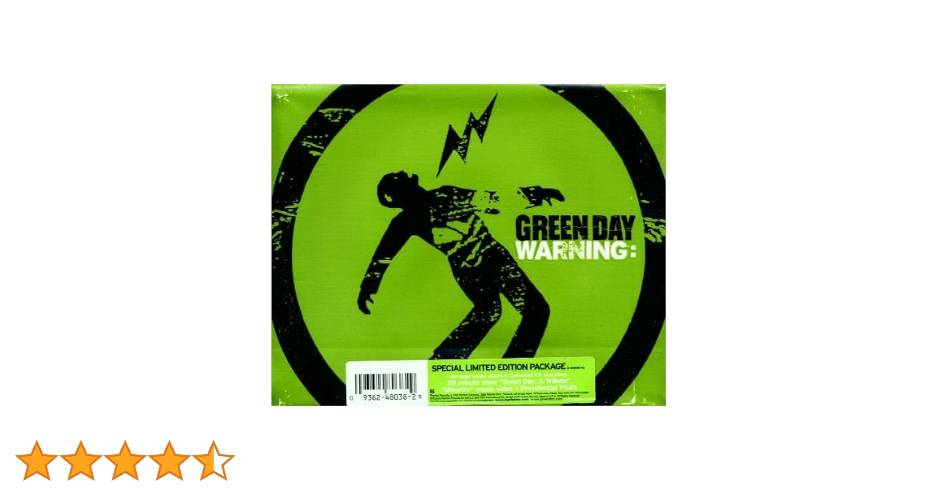 レアGREEN DAY 直筆サインCDWARNING グリーンデイパンクpunk レアGREEN DAY 直筆サインCDWARNING グリーンデイパンクpunk